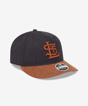 New Era | ST. LOUIS CARDINALS MLB TWO TONE NAVY RETRO CROWN 9FIFTY STRAPBACK CAP { BLUE