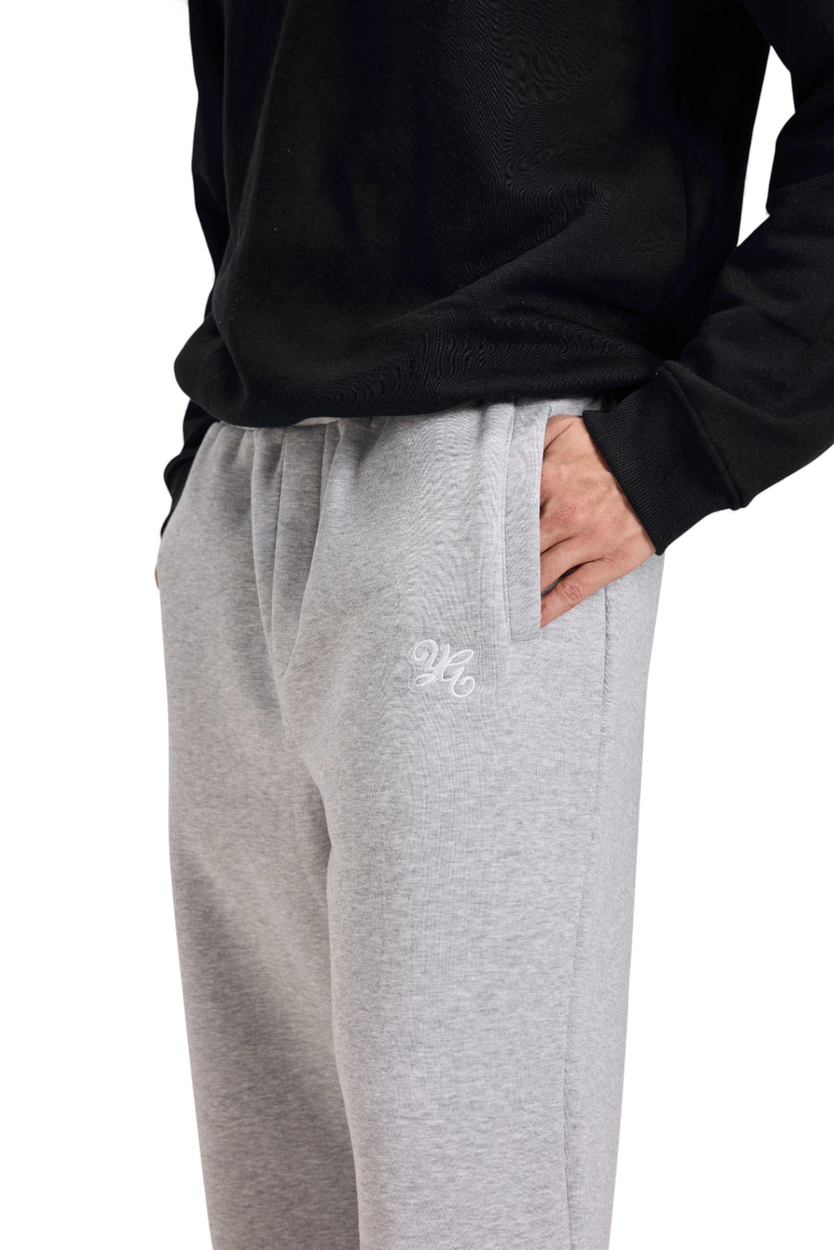 Young Grandpa FLARED SWEATPANTS - GREY