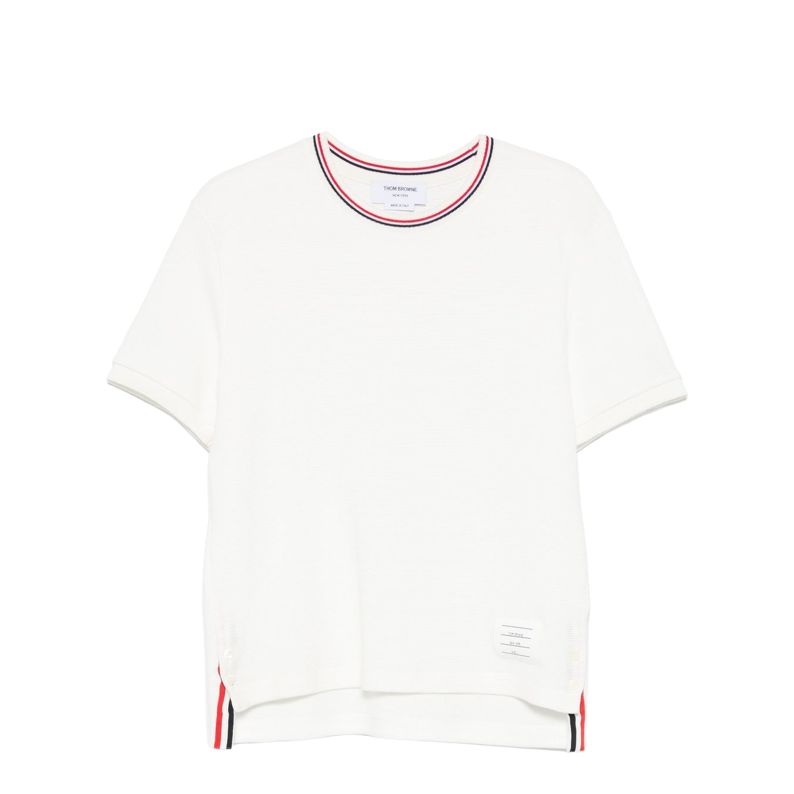 Cotton Waffle Rib Cuff T-Shirt