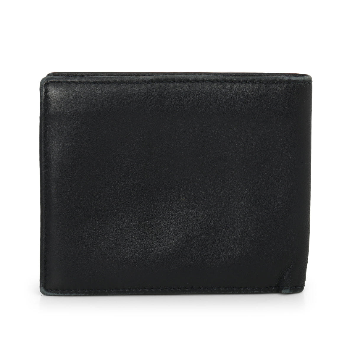 Salvatore Ferragamo Solid Black Gancini Bi - Fold Wallet Small