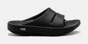OOFOS OOAHH Slides Mens Sandals (Black)
