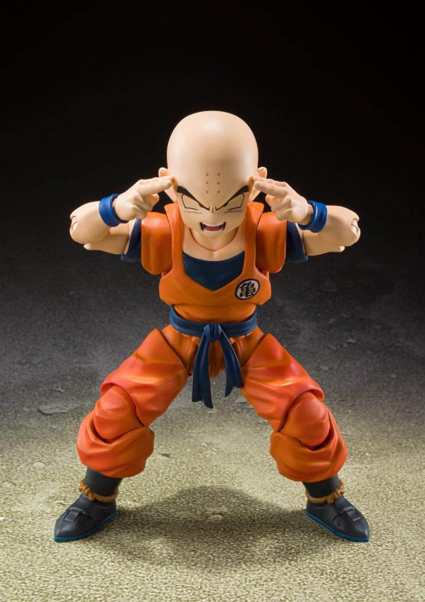 Bandai S.H. Figuarts Krillin - Earth's Strongest Man - (Reissue) Dragon Ball Z Action Figure