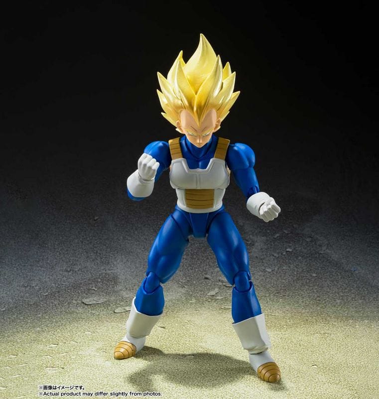 Bandai S.H. Figuarts Super Saiyan Vegeta - Awakened Super Saiyan Blood - Dragon Ball Z Action Figure