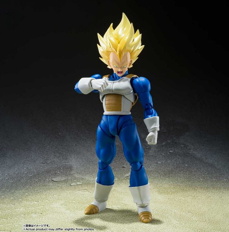 Bandai S.H. Figuarts Super Saiyan Vegeta - Awakened Super Saiyan Blood - Dragon Ball Z Action Figure