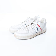 US Polo Assn Off White Reggie Sneakers (UK 7)