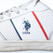 US Polo Assn Off White Reggie Sneakers (UK 7)