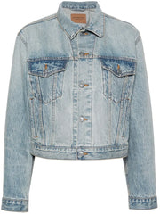 washed-denim jacket
