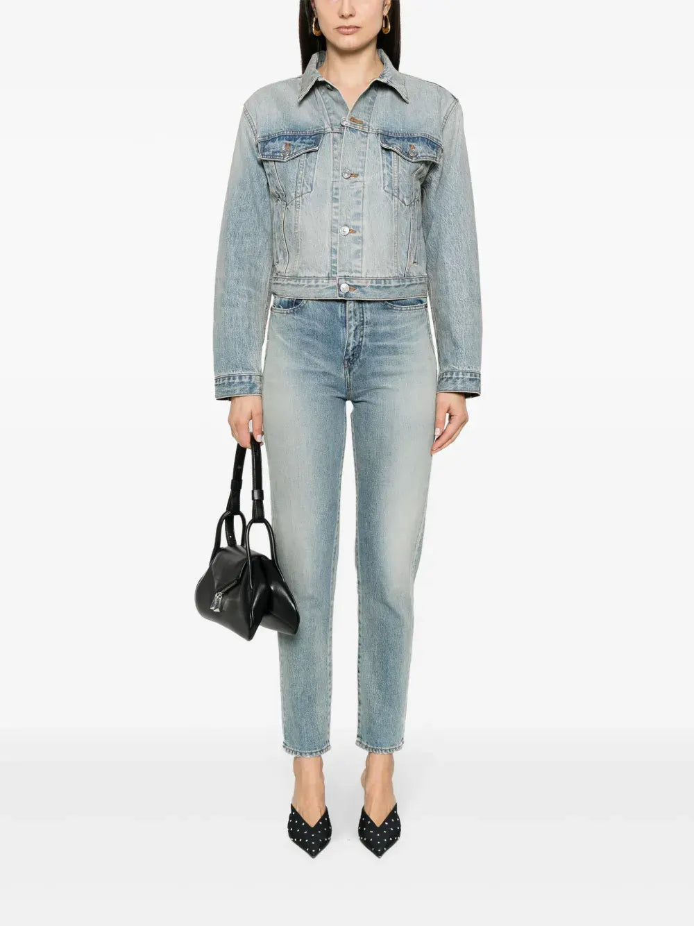 washed-denim jacket