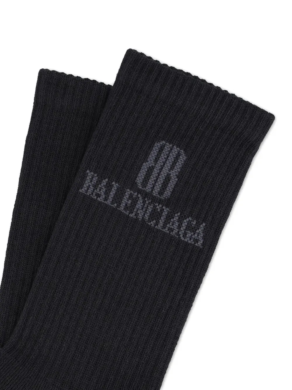 logo ribbed socks