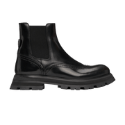 Alexander McQueen Wmns Wander Chelsea Ankle Boot 'Black Natural'