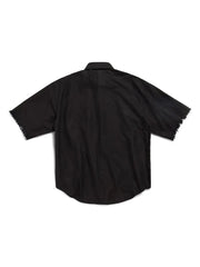 distressed cotton shirt
