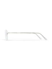 Invisible rectangle-frame sunglasses