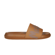 Alexander McQueen Rubber Pool Slide Graffiti - Brown