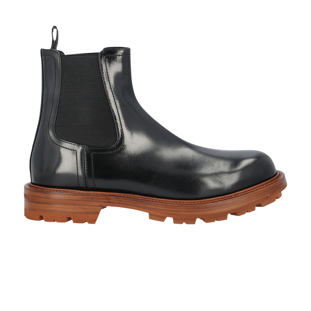 Alexander McQueen Chelsea Boot Black Cedar Brown