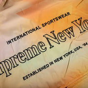 Supreme Side Logo Track Jacket Yellow Gradient