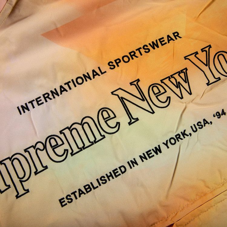 Supreme Side Logo Track Jacket Yellow Gradient