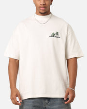 Saint Morta Paradise Mock Neck T - Shirt Off White