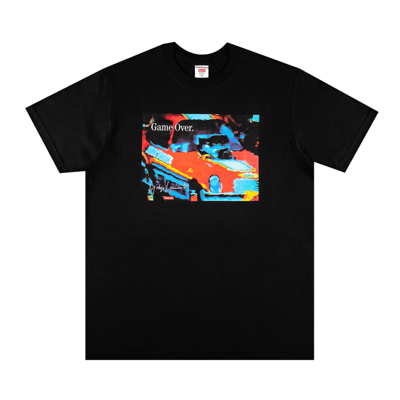 Supreme x Yohji Yamamoto Game Over T-Shirt Black