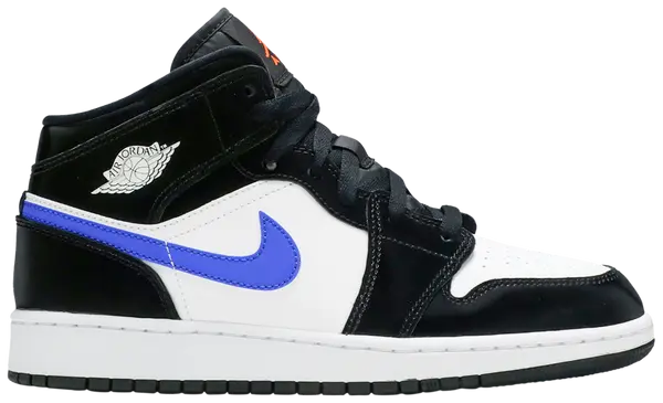 Air Jordan 1 Mid GS 'Black Racer Blue'