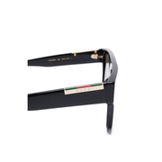 Rectangular Frame Sunglasses in Black