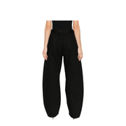 Black Maxi Barrel Workwear Pants