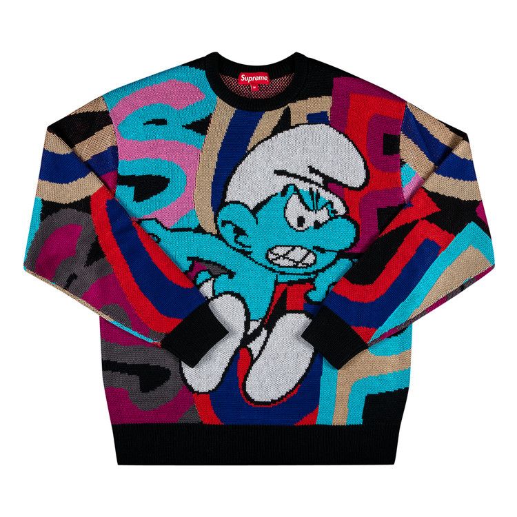 Supreme x Smurfs Sweater Black