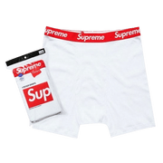 Supreme x Hanes Boxer Briefs (4 Pack) White