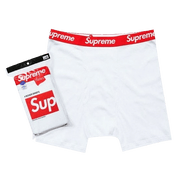 Supreme x Hanes Boxer Briefs (4 Pack) White