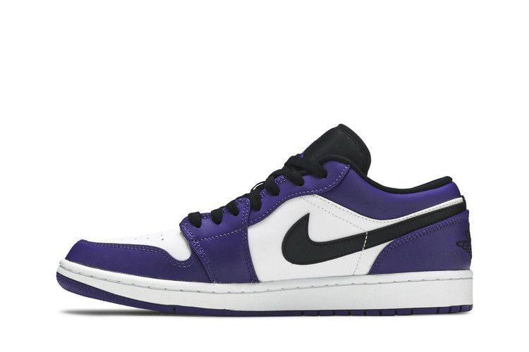 JORDAN 1 LOW COURT PURPLE WHITE