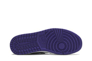 JORDAN 1 LOW COURT PURPLE WHITE