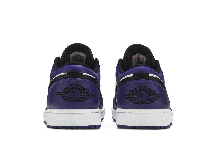 JORDAN 1 LOW COURT PURPLE WHITE