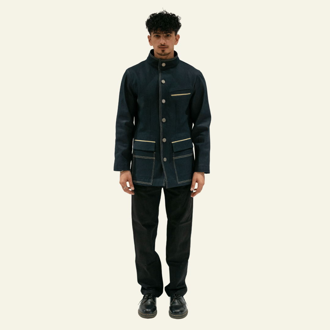 Old Gene Men’s Dark Selvedge Blazer - Youth Rebellion