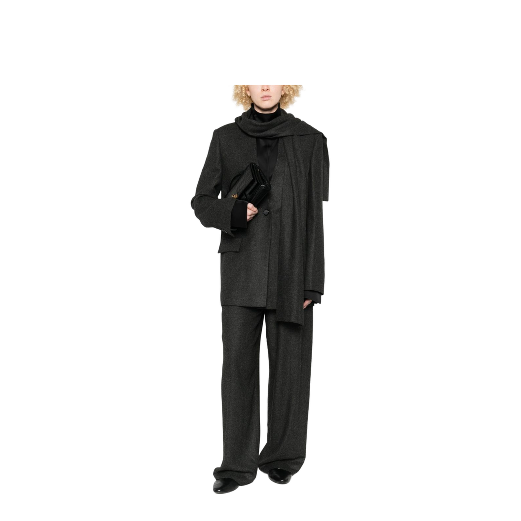Viscose and Wool Blazer