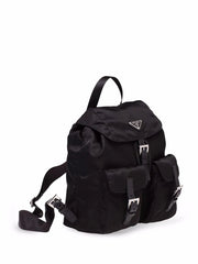 enamel triangle logo small backpack