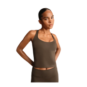Nike X Skims Matte Women's Racerback Tank Top Dark Sepia