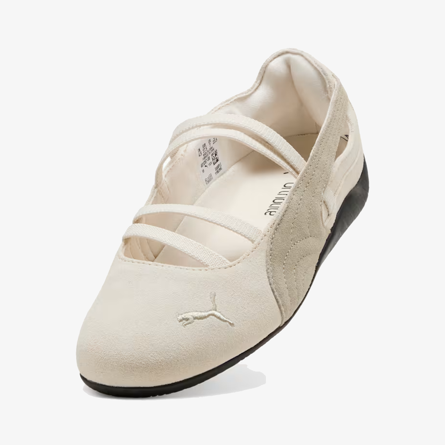 PUMA SPEEDCAT SUEDE BALLET { ALPINE SNOW-BLACK
