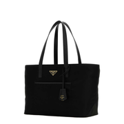 Re-Nylon Black Shopping Bag