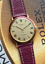 Audemars Piguet Automatic K2120 JUMBO Gold 18kt Patrimony Ultra Thin NEW OLD STOCK