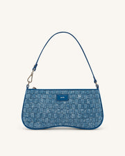Eva Shoulder Handbag - Beige Canvas