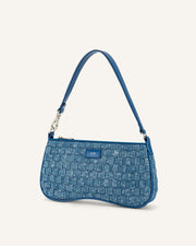 Eva Shoulder Handbag - Beige Canvas