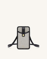 Jw Pei Aylin Canvas Phone Bag Brown