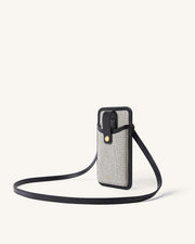 Jw Pei Aylin Canvas Phone Bag Brown