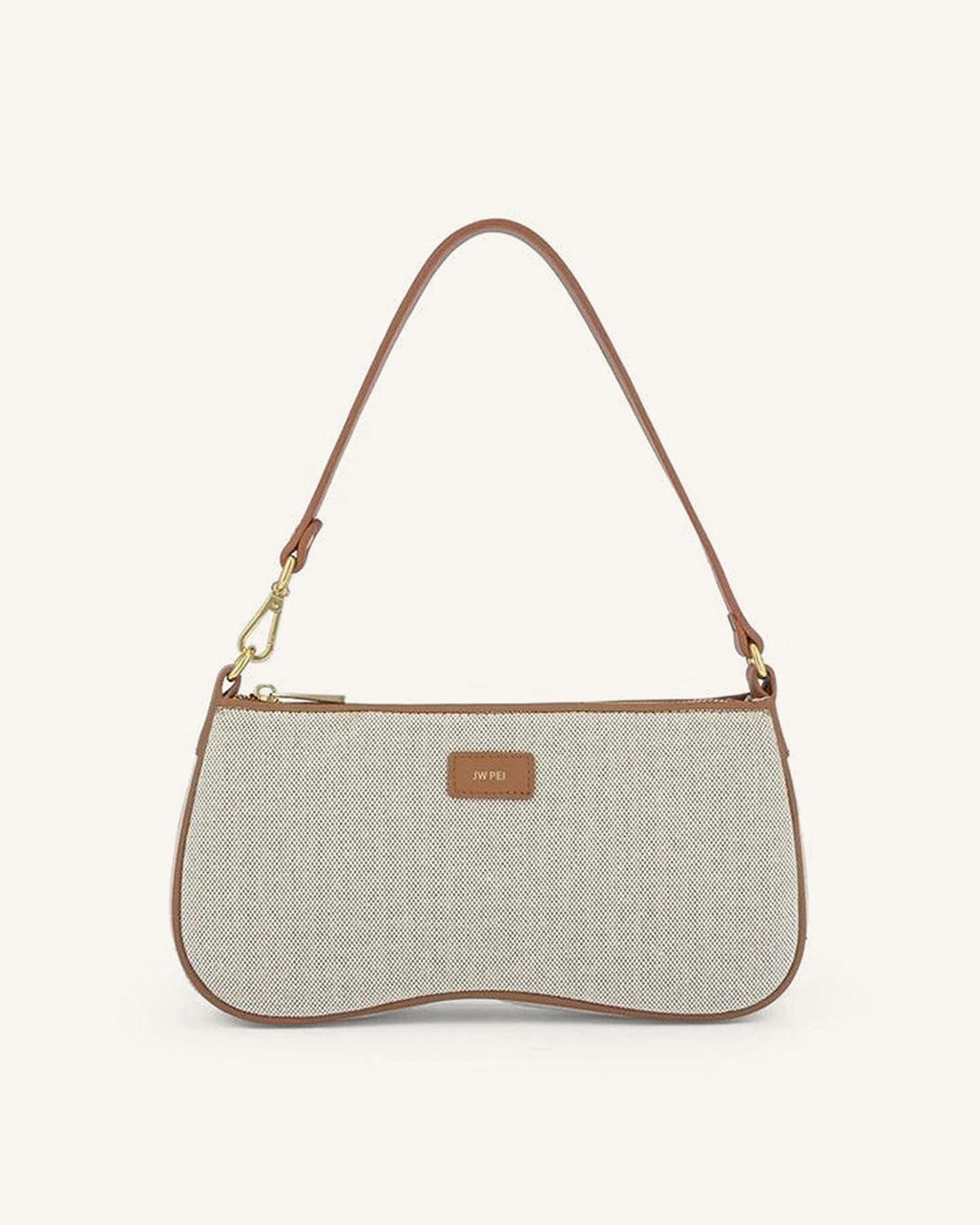 Eva Shoulder Handbag - Blue Denim Weave