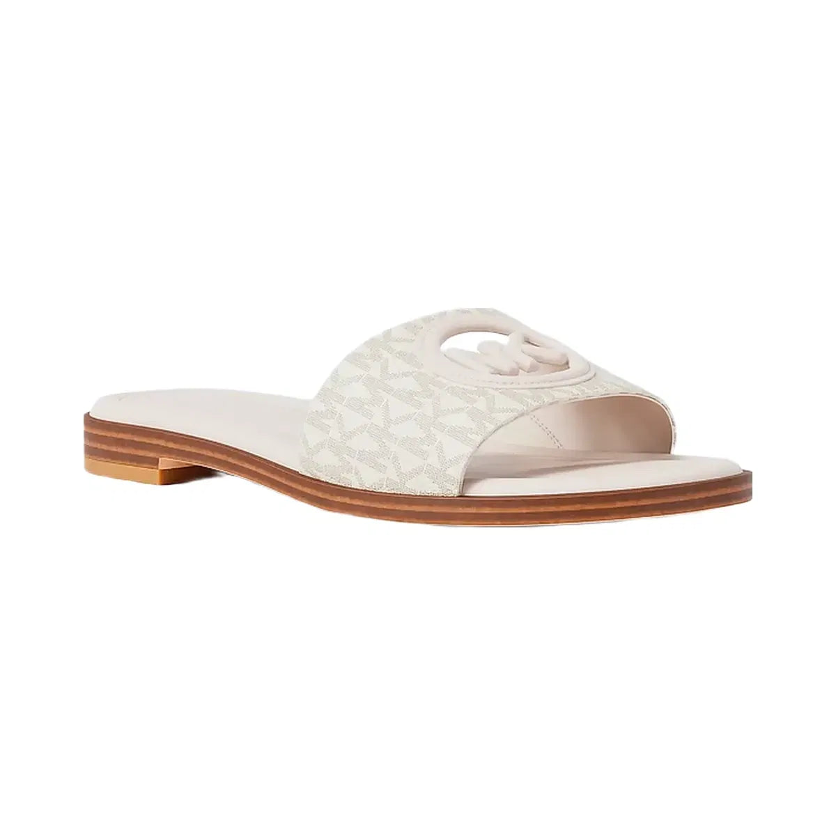 Carissa Signature Logo Slide Sandal VANILLA COMBO