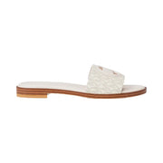 Carissa Signature Logo Slide Sandal VANILLA COMBO