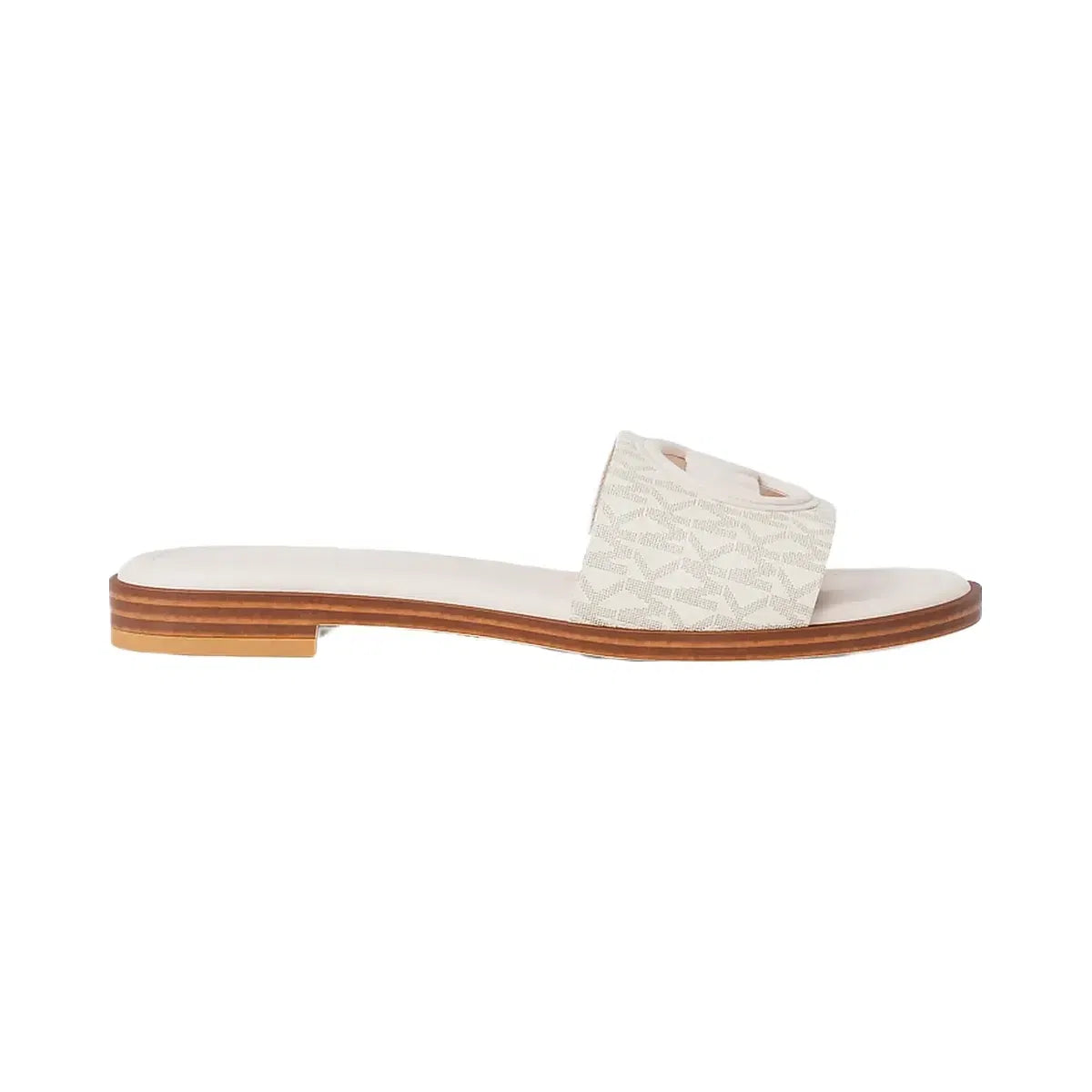 Carissa Signature Logo Slide Sandal VANILLA COMBO