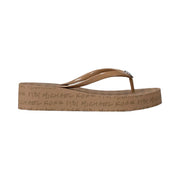 Bedford Logo Flip Flop CAMEL