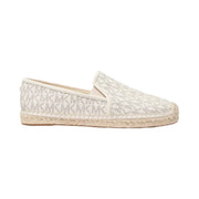 Michael Kors Hastings Signature Logo Slip-On Espadrille Vanilla