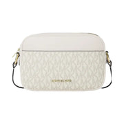 Michael Kors Jet Set Small Signature Logo Camera Crossbody Bag Lt Crm Multi
