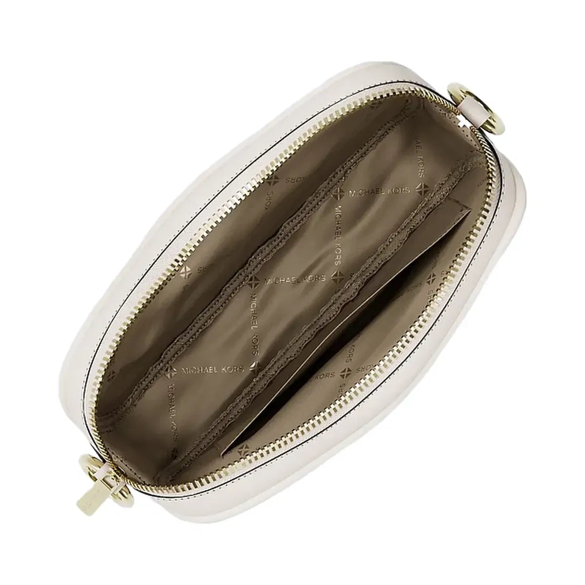 Michael Kors Jet Set Small Signature Logo Camera Crossbody Bag Lt Crm Multi